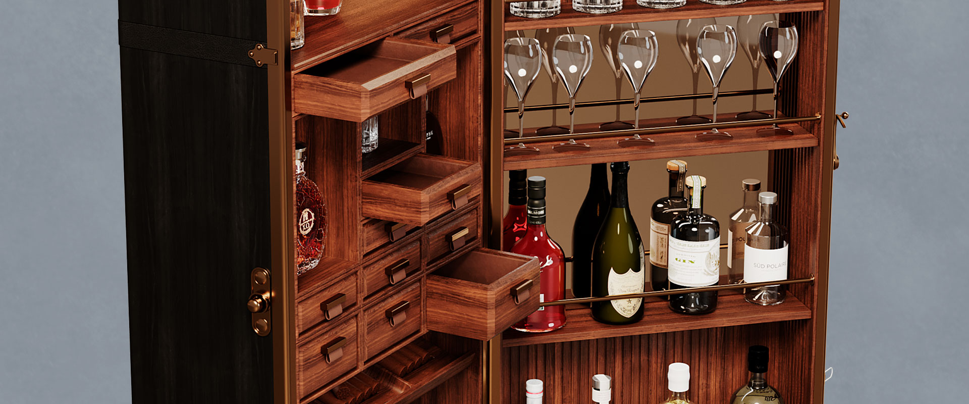 Bowmore Bar Cabinet