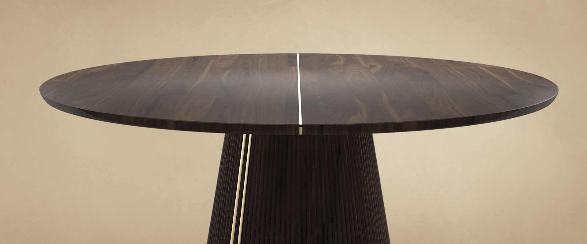 Henry Dining Table Henry Dining Table with brass detail