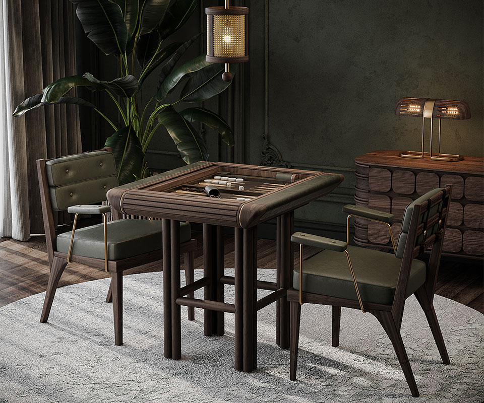 Jacoby Backgammon Table